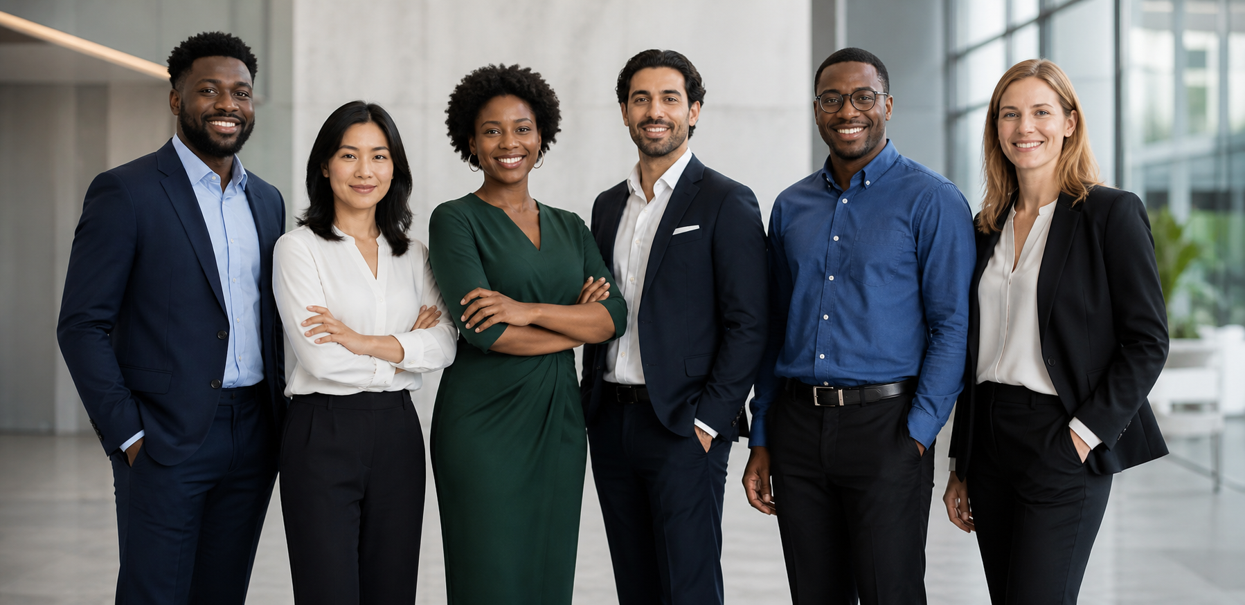 Diverse professionals building career identities with NetMe